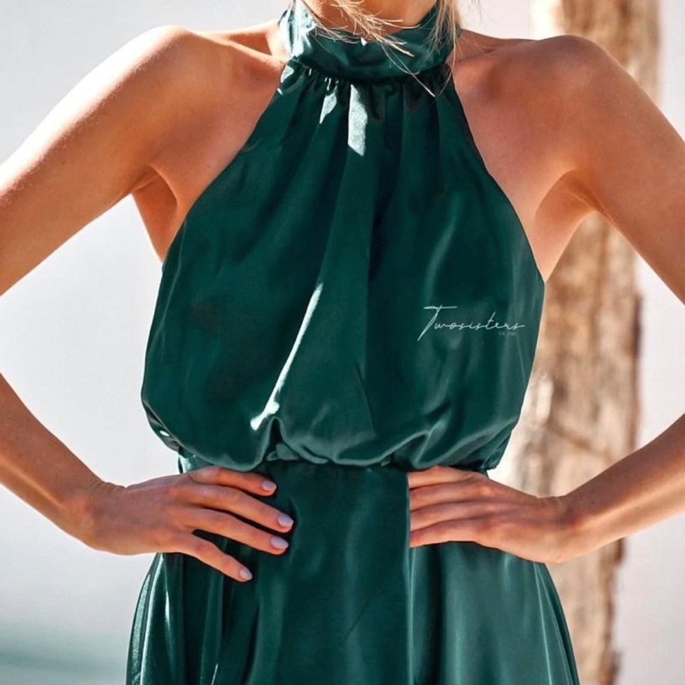 TwoSisters the Label Emerald Green Kathleen Dress - Picture 3 of 7